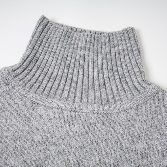 Stussy Heather Gray Cowl Neck Sweater - Picture 7 of 8